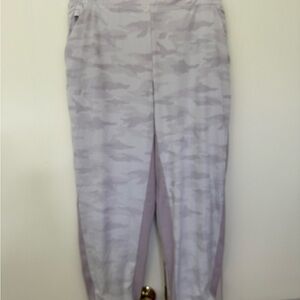 Athleta gray/purple Joggers